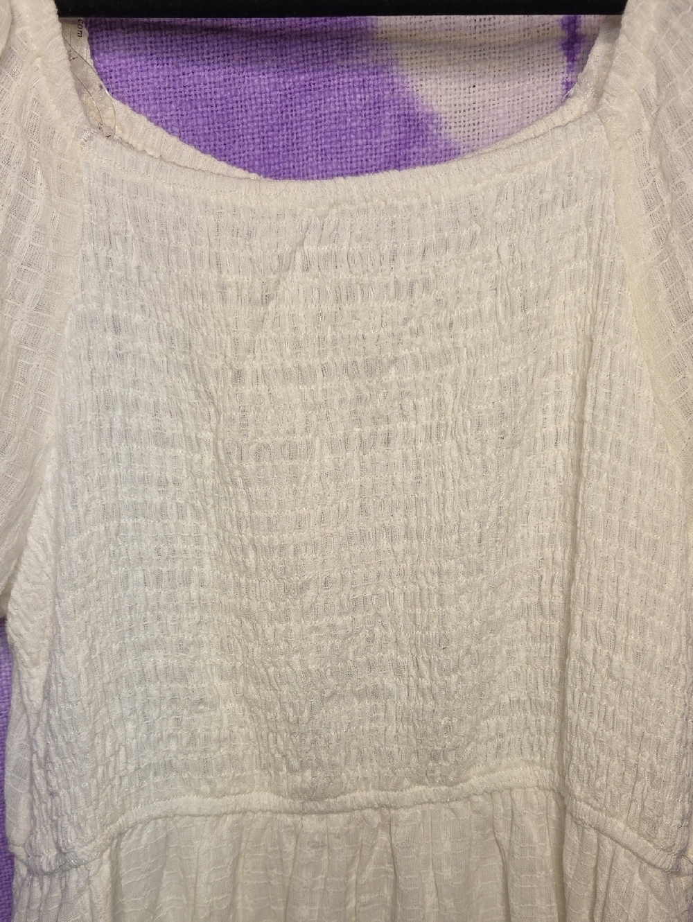 Hayden Lined Maxi Dress White Small Pockets - Picture 5 of 9